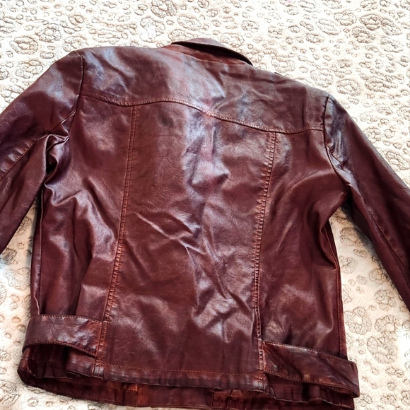 NWT WILLIAM RAST Kate Moto Jacket in Camel, Size Medium - Picture 5 of 11